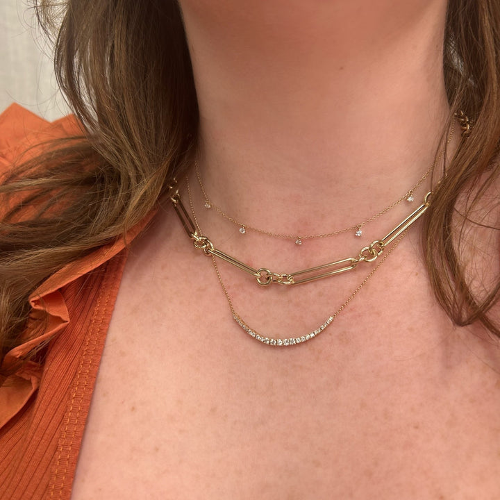 Triple Round Link Chain - Lindsey Leigh Jewelry