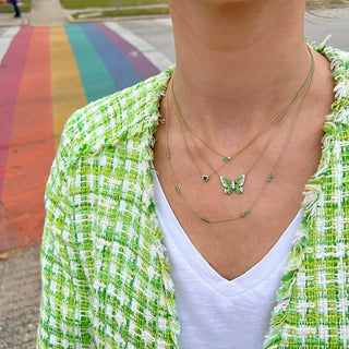 Ombre Butterfly Necklace  Lindsey Leigh Jewelry.
